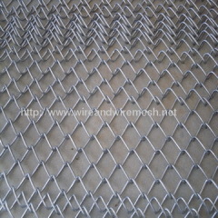 Pvc coated and galvanized Chain link fence (factory)