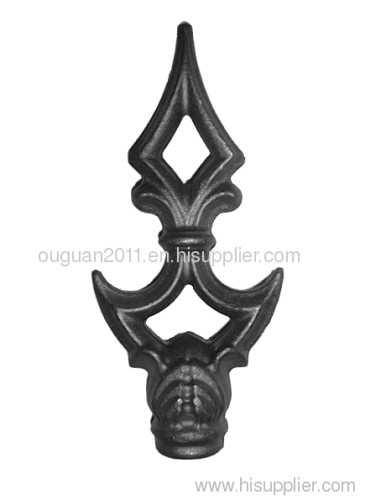 Wrought iron hollowed spear