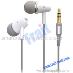 Wholesale - White 3.5mm Stereo Jack In-Ear Earphone Headphone with 1.2M Cable for MP3/ MP4/ iPod/ iPhone(CK-700)