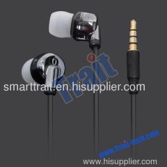 Black 3.5mm Earphones High Quality Earphone for iPod iPhone MP3 MP4