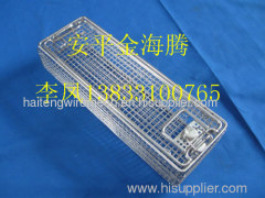 Stainless steel disinfection basket