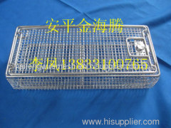 Stainless steel disinfection basket