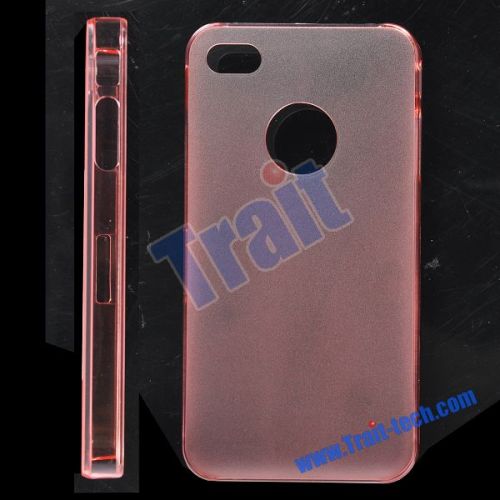 Frosted Hard Case for iPhone 4(Rose)