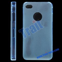 Frosted Hard Case for iPhone 4(Blue)