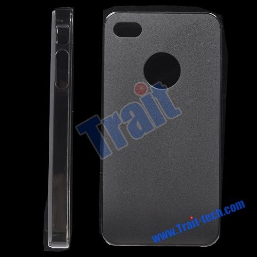 Frosted Hard Case for iPhone 4(Grey)