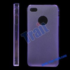 Frosted Hard Case for iPhone 4(Purple)