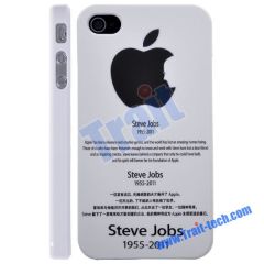 In Memory of Steve Jobs Hard Case for iPhone 4