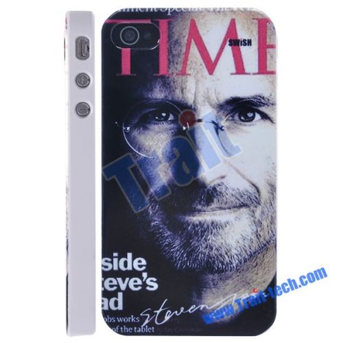 Fashion Steve Jobs Tribute Memorial Case for iPhone 4/iPhone 4S