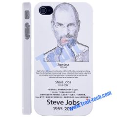 Steve Jobs Tribute Memorial Protective Case for iPhone 4