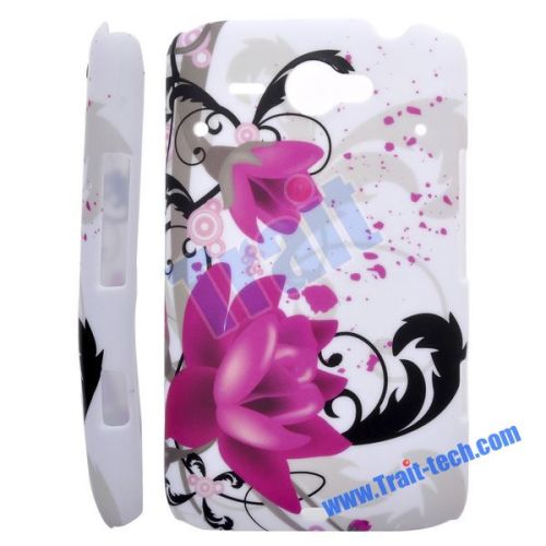 New Flower Hard Protective Case Cover for HTC ChaCha G16