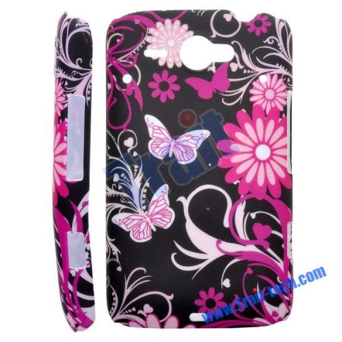 Flower Hard Protective Case Cover for HTC ChaCha G16