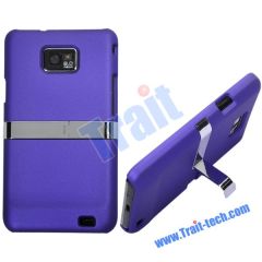 Purple High Quality Hard Stand Case for Samsung i9100 Galaxy S2