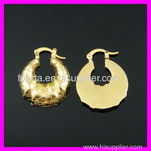 FJ hot 18k gold plated earring