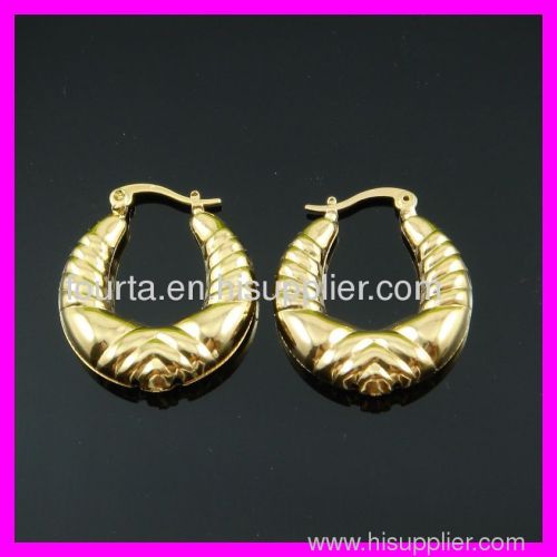 gold plated FJ earring
