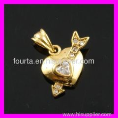 The Arrow Of Love 18K gold plated pendant