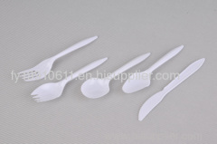 Plastic disposable cutlery, plastic disposable soup spoon