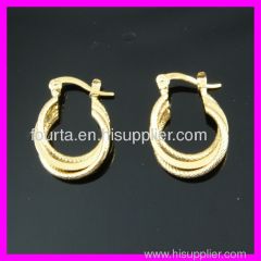 18k gold plated earring fallon