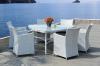 Outdoor textile dining set