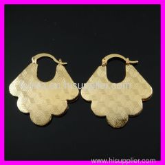 fallon shiny 18k gold plated earring