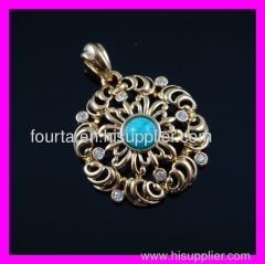 18K gold plated jewelry pendant 1620659