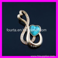 fashion 18K gold plated pendants