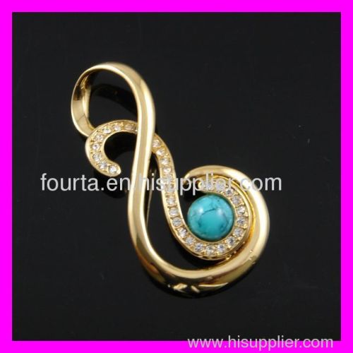 fashion 18K gold plated pendant