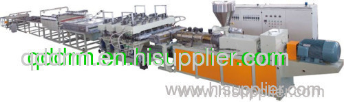 PVC skinning foaming board extrusion/sheet production line