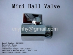Brass water ball valve