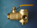 Brass ball valve for water,oil, gas