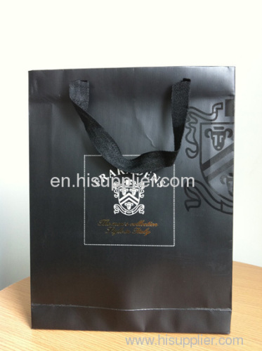 black gift bags