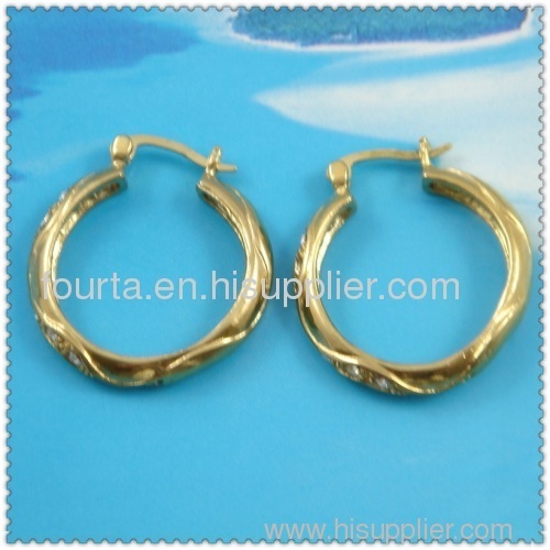 fallon nice 18k gold plated earring