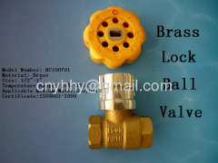 Brass block ball valve for water ,oil and gas