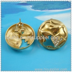 simple 18k gold plated earring