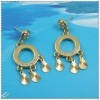 18k gold plated earring 1220289
