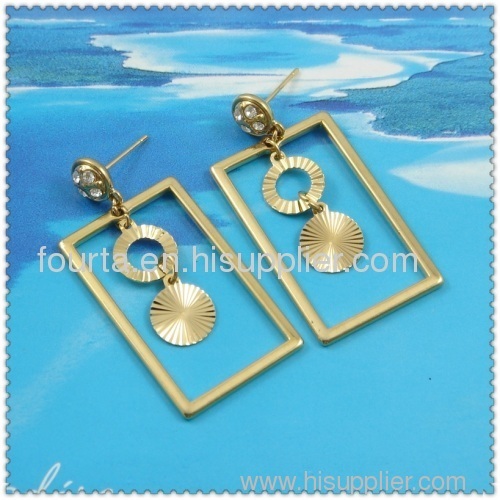 18k gold plated earring accept western Union payment 1220326