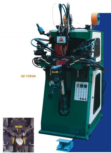 heel seat and sides lasting Machine