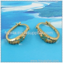 18k gold plated earring