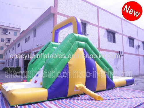 Inflatable Slide with Pool
