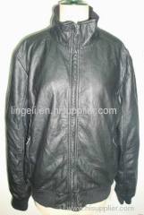 Men PU Leather Jacket HY0016