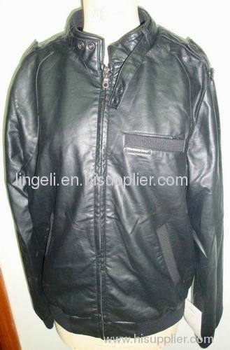 Men PU Leather Jacket HY0007