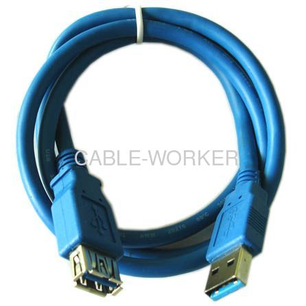 type A superspeed USB 3.0 data cable