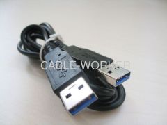superspeed USB 3.0 data transfer cable type A to type A M/M