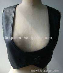 Women PU Leather Vest HS2250