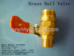 Brass ball valve