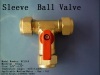Brass 3-way ball valve