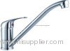 brass single lever kitchen faucet