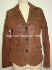 Women Pig Suede Jacket HS2011