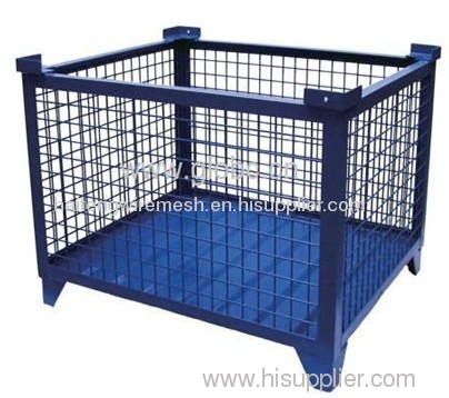 Folding Wire Mesh Container