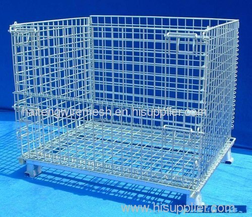 mesh container and metal container