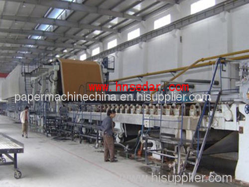 1575mm Corrugated paper making machine